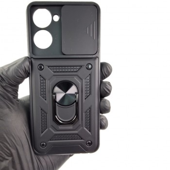 5in1 smūgiams atsparus dėklas su žiedu ir kameros apsauga (Realme 10)